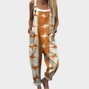 Josefa - Bequeme bedruckte Latzhose