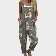 Edeltraud - Bequeme bedruckte Latzhose