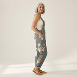 Edeltraud - Bequeme bedruckte Latzhose - Detailansicht