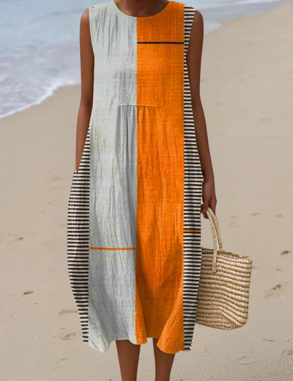 May Alltags-Midikleid, Vorderansicht
