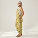 Ottilie Bequeme bedruckte Latzhose, Detailansicht