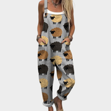 Elisabeth - Bequeme bedruckte Latzhose