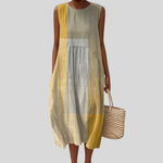 Aline Alltags-Midikleid, Vorderansicht