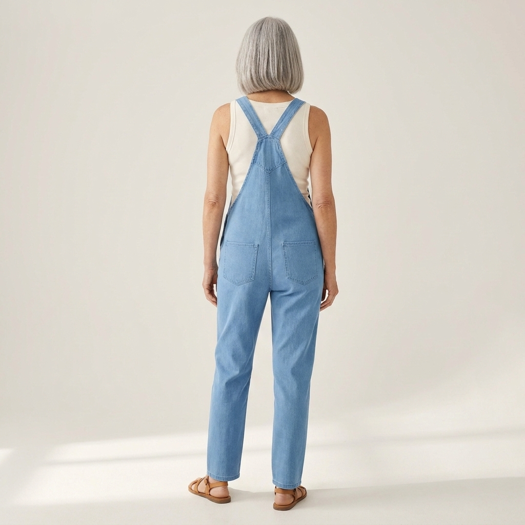 Gerlinde - Bequeme bedruckte Latzhose - Gesamtansicht