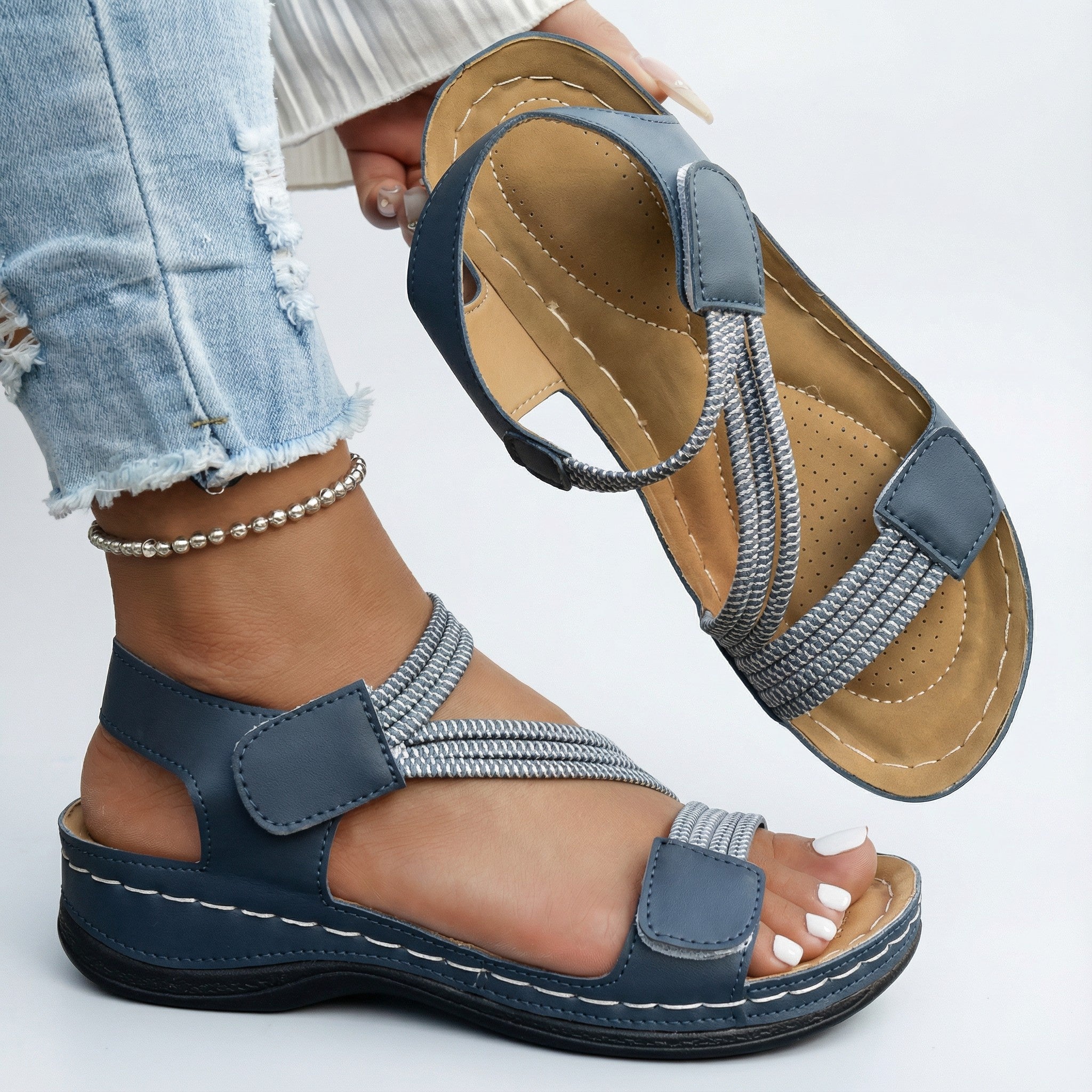 Juanita™ Orthopädische Komfortsandalen, Seitenansicht