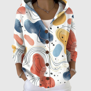 Helene | Bequemer Strickcardigan mit Kapuze