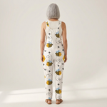 Leopoldine - Bequeme bedruckte Latzhose - Detailansicht