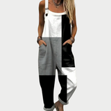 Theresia - Bequeme bedruckte Latzhose