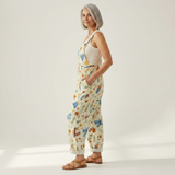 Herta Bequeme bedruckte Latzhose, Detailansicht