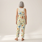 Herta - Bequeme bedruckte Latzhose - Detailansicht