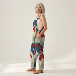 Irmgard - Bequeme bedruckte Latzhose - Detailansicht