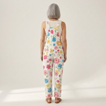 Ingrid - Bequeme bedruckte Latzhose - Detailansicht