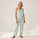 Gisela Bequeme bedruckte Latzhose, Seitenansicht