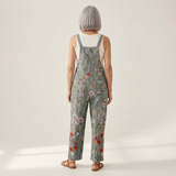 Waltraud - Bequeme bedruckte Latzhose - Detailansicht