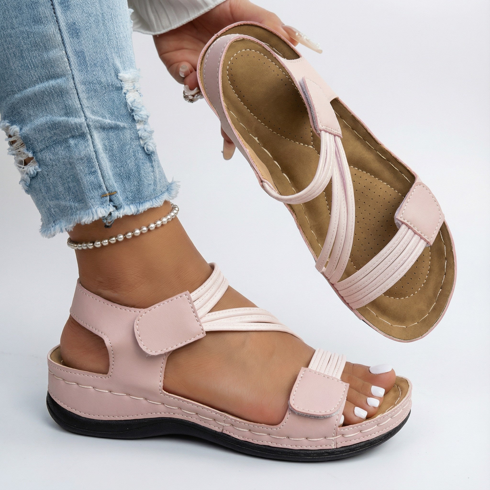Juanita™ Orthopädische Komfortsandalen, Vorderansicht