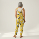 Ilse - Bequeme bedruckte Latzhose - Detailansicht