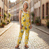 Ilse - Bequeme bedruckte Latzhose - Gesamtansicht