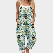 Lotte - Bequeme bedruckte Latzhose