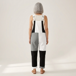 Theresia - Bequeme bedruckte Latzhose - Detailansicht