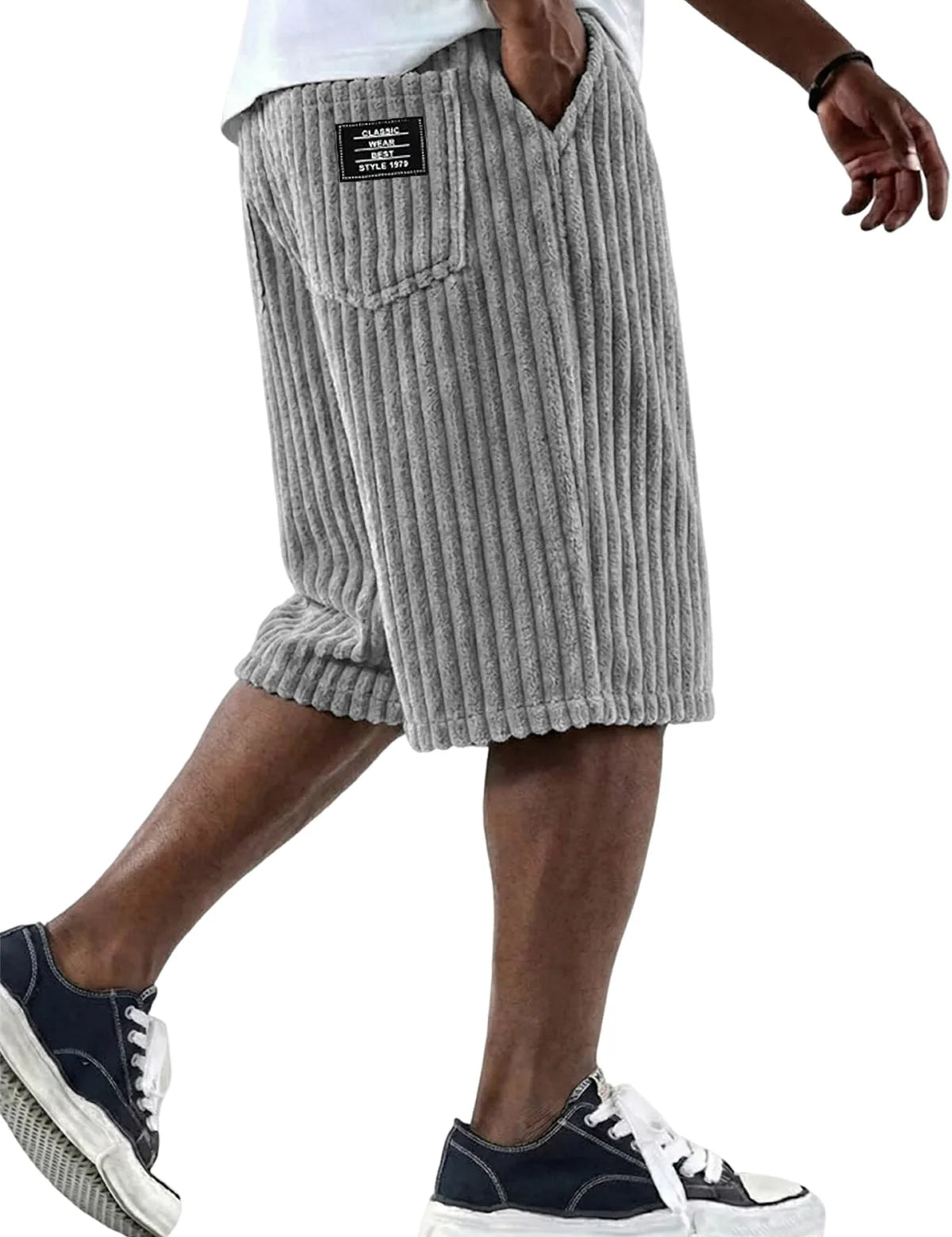 Sommerfeld | Cord-Shorts mit Stickdetail (1 Kaufen, 1 GRATIS dazu)