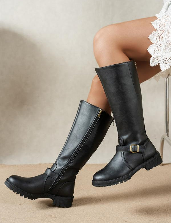Sommerfeld | ELSIE - Elegante Damenstiefel mit niedrigem Absatz