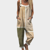 Christl - Bequeme bedruckte Latzhose