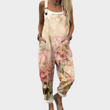 Bettina - Bequeme bedruckte Latzhose