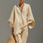 Ginevra Entspanntes zweiteiliges Outfit, Seitenansicht