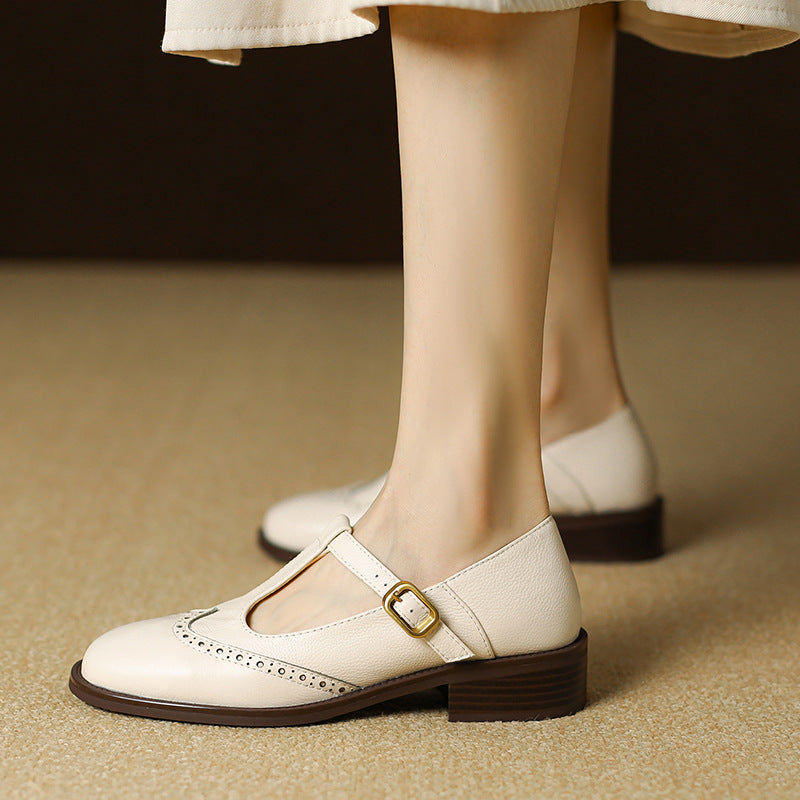 Amelie Klassische Damen-Riemchenschuhe, Vorderansicht