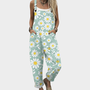 Gisela - Bequeme bedruckte Latzhose