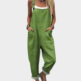 Amalia - Bequeme bedruckte Latzhose