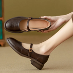 Leni Zeitlose Riemchenschuhe, Vorderansicht