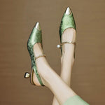 Margarete Elegante High Heels, Seitenansicht