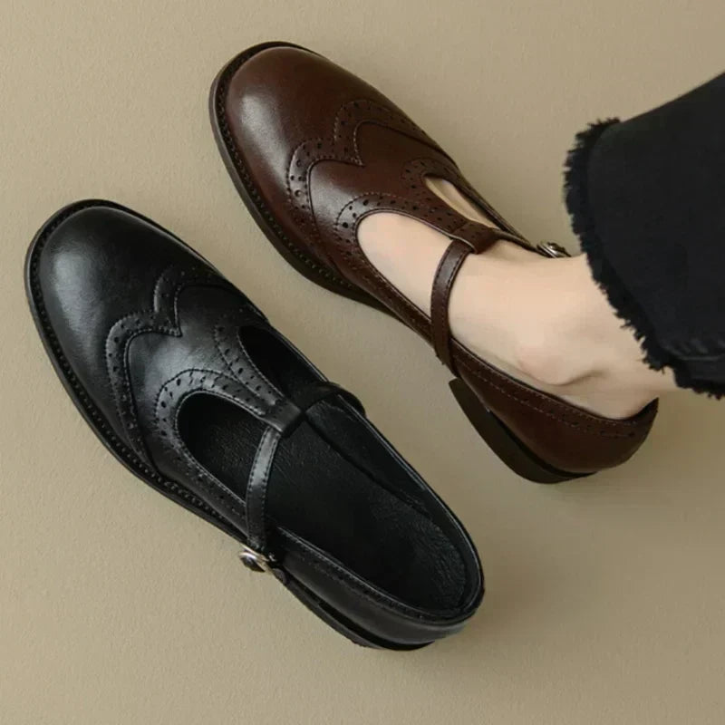 Johanna Elegante Damen-T-Steg-Schuhe, Detailansicht