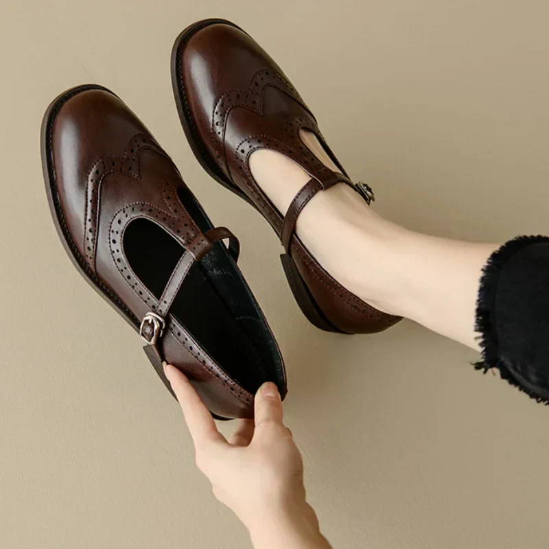 Johanna Elegante Damen-T-Steg-Schuhe, Seitenansicht