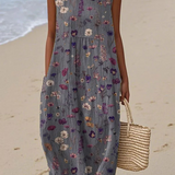 Sera Alltags-Midikleid, Vorderansicht