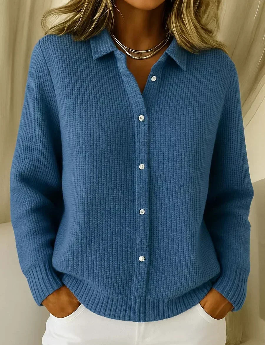 Katrina | Strukturierte Strickjacke mit Knöpfen
