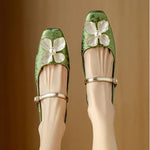 Mathilde Elegante Damenschuhe mit floralem Detail, Detailansicht