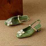 Mathilde Elegante Damenschuhe mit floralem Detail, Produktansicht