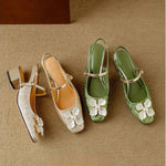 Mathilde Elegante Damenschuhe mit floralem Detail, Produktansicht