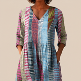 Noa | Lange Bluse mit Muster