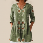 Blair | Lange Bluse mit Muster