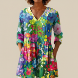 Eden | Lange Bluse mit Muster