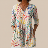 Noelle | Lange Bluse mit Muster