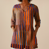 Elowen | Lange Bluse mit Muster