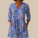 Amelie | Lange Bluse mit Muster