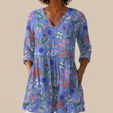 Amelie | Lange Bluse mit Muster