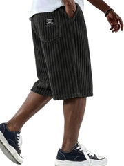 Gregor | Cord-Shorts mit Stickdetail