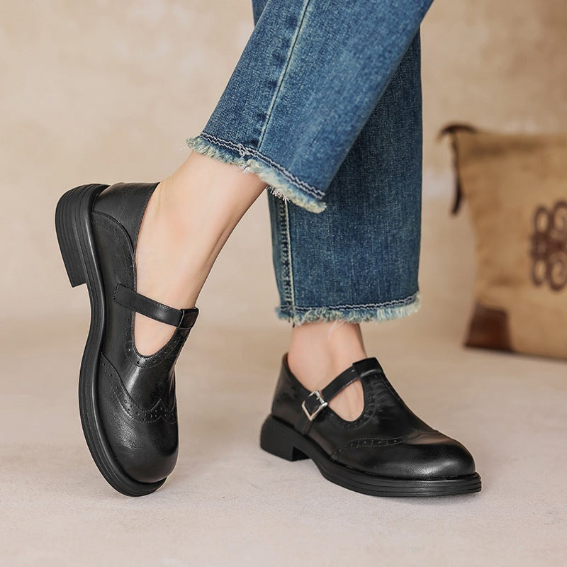 Clara Elegante Mary-Jane-Schuhe, Vorderansicht