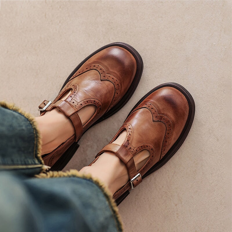 Clara Elegante Mary-Jane-Schuhe, Vorderansicht